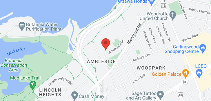 map of #1812 -1171 AMBLESIDE DR